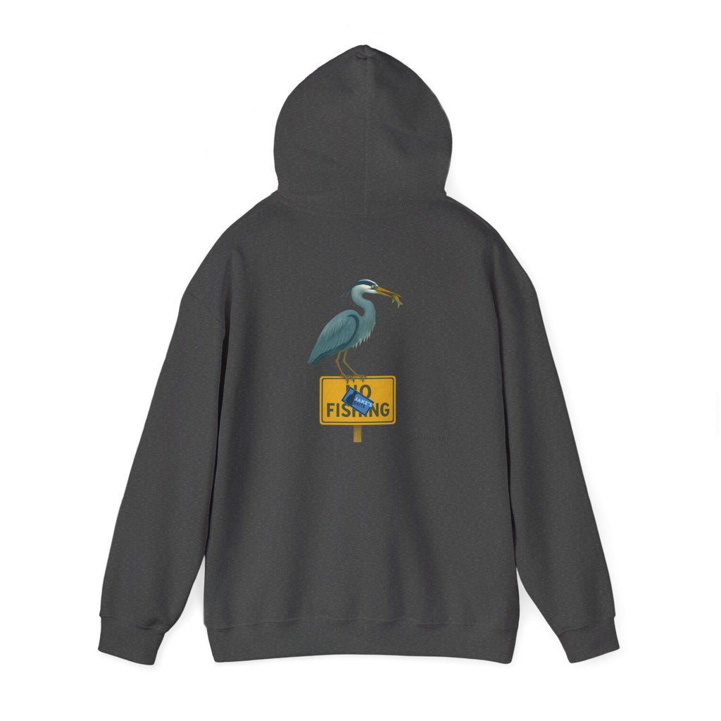 Blue Heron “No Fishing” Sweatshirt