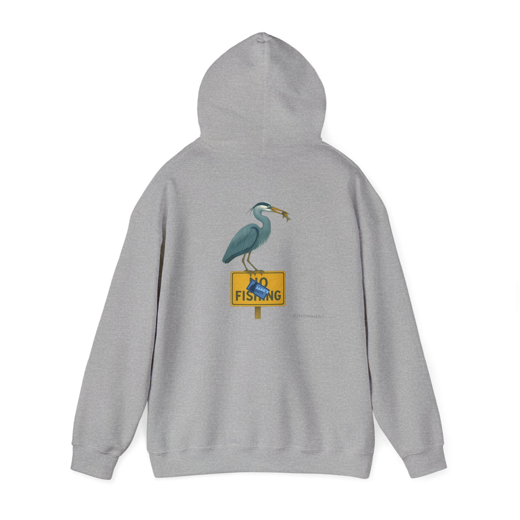 Blue Heron “No Fishing” Sweatshirt
