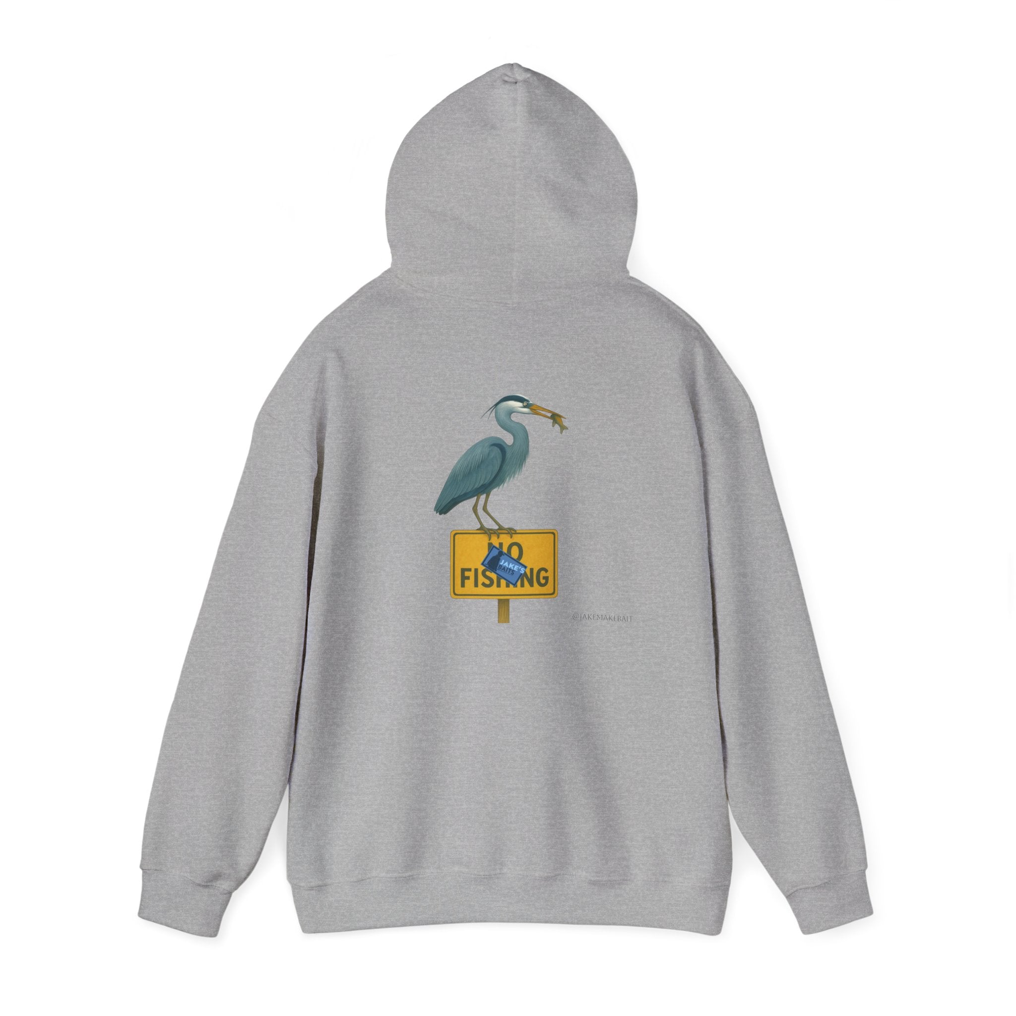 Blue Heron “No Fishing” Sweatshirt