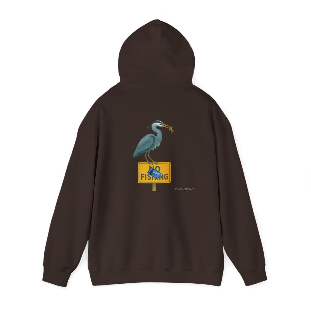 Blue Heron “No Fishing” Sweatshirt