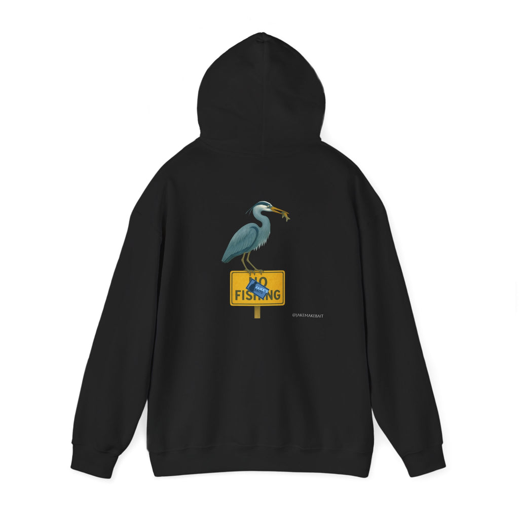 Blue Heron “No Fishing” Sweatshirt