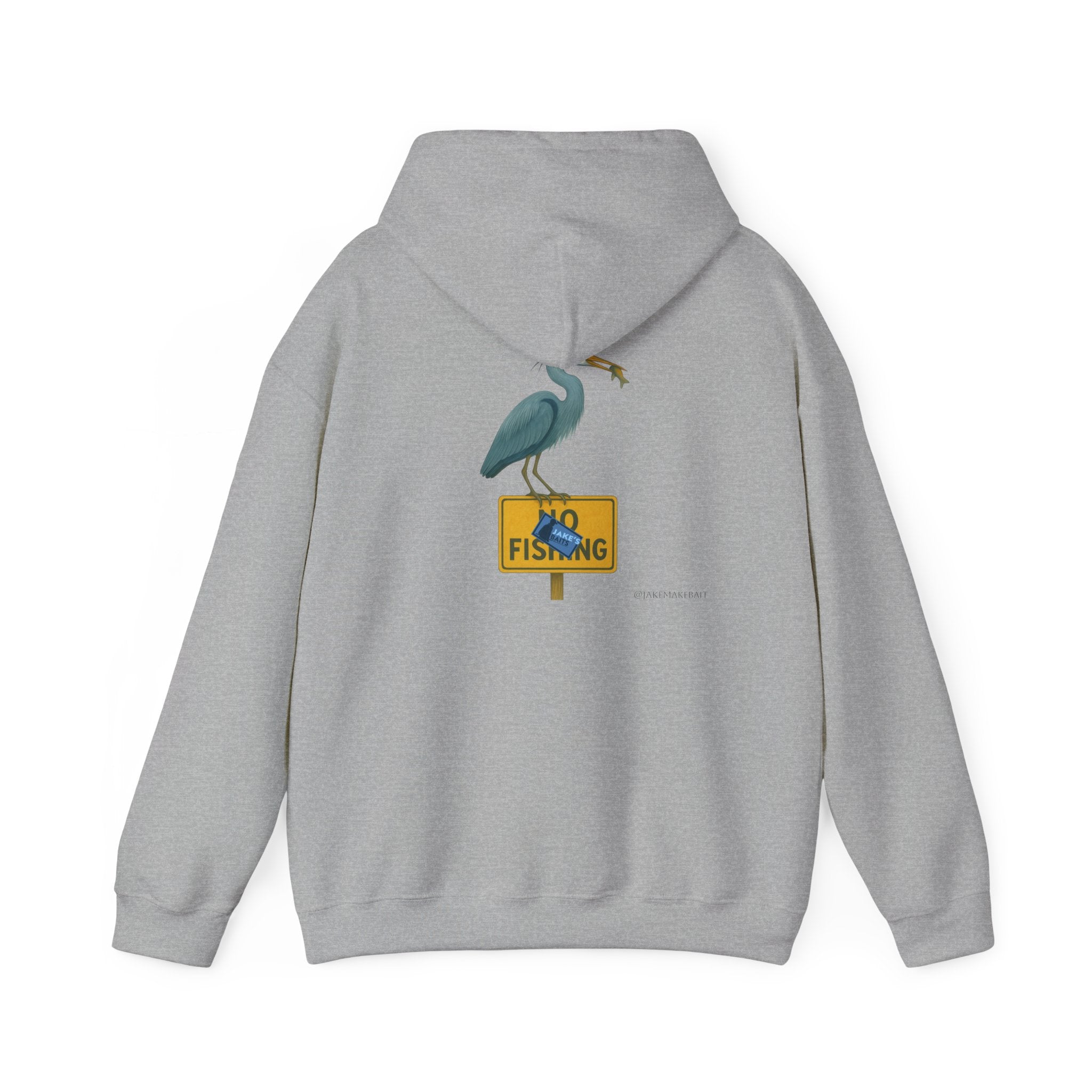 Blue Heron “No Fishing” Sweatshirt