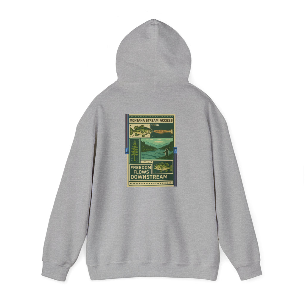 Freedom Flows Downstream Hoodie