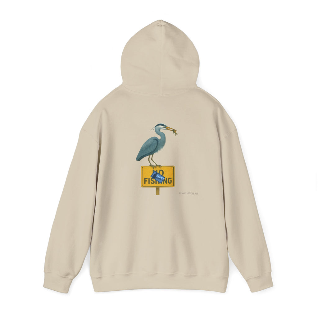 Blue Heron “No Fishing” Sweatshirt