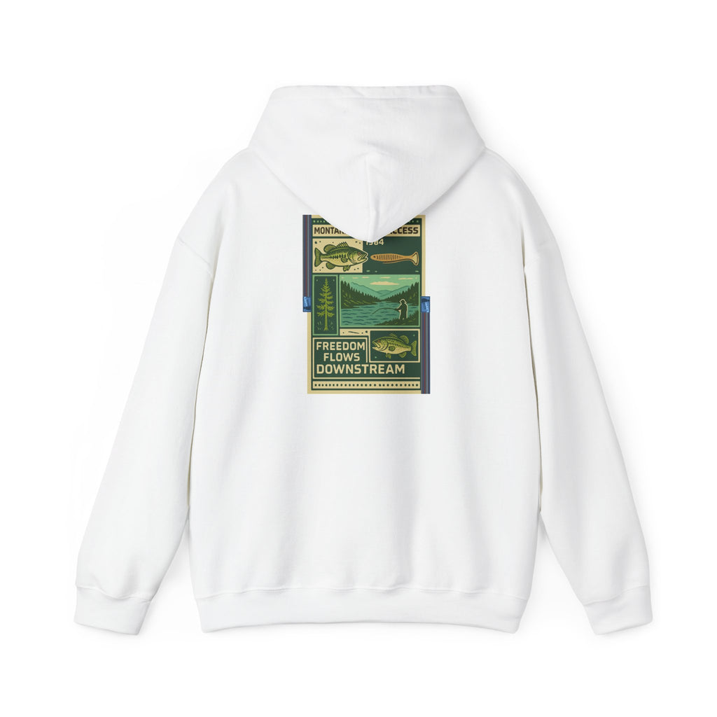Freedom Flows Downstream Hoodie