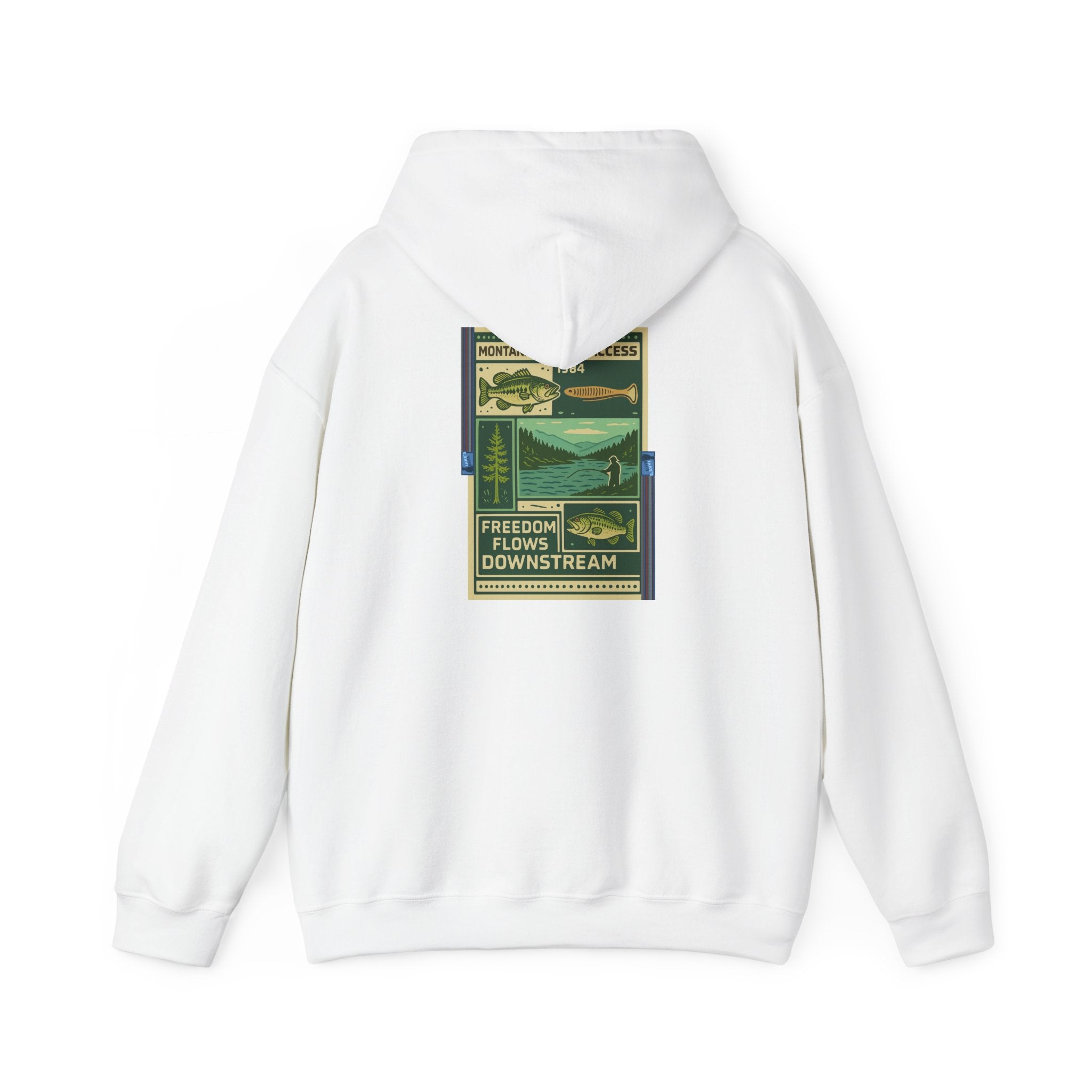 Freedom Flows Downstream Hoodie