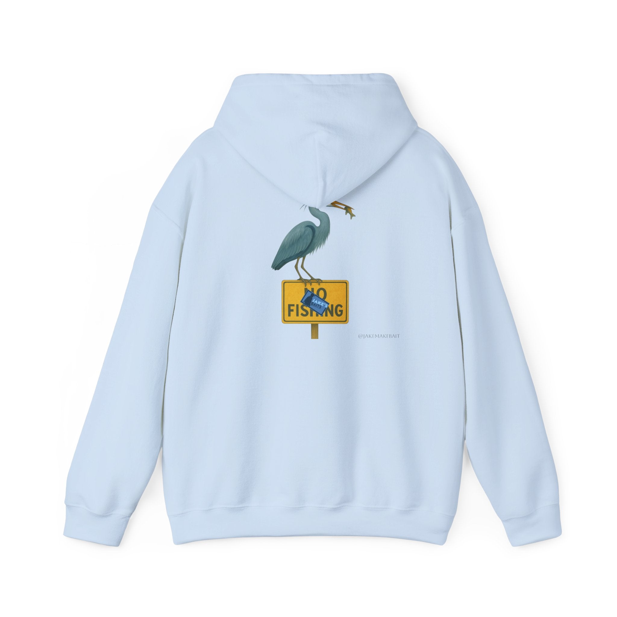 Blue Heron “No Fishing” Sweatshirt