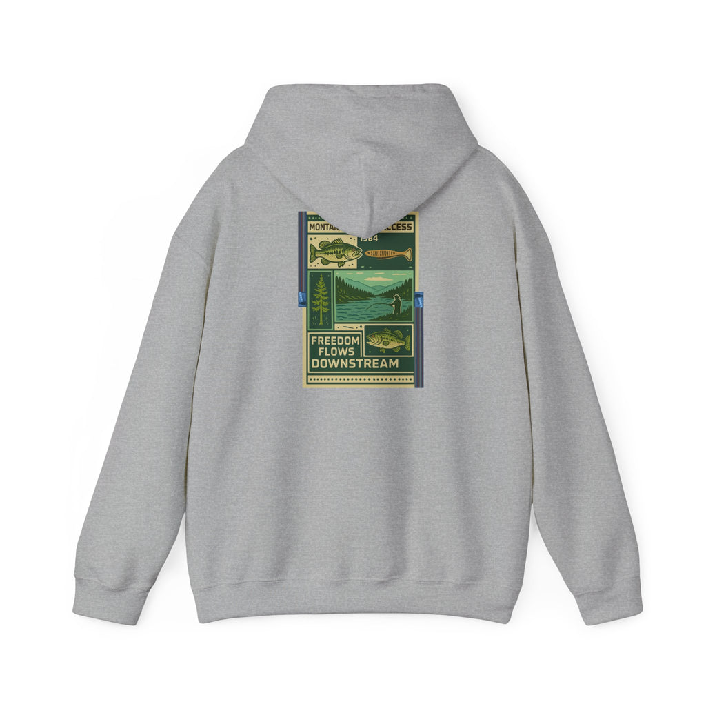 Freedom Flows Downstream Hoodie