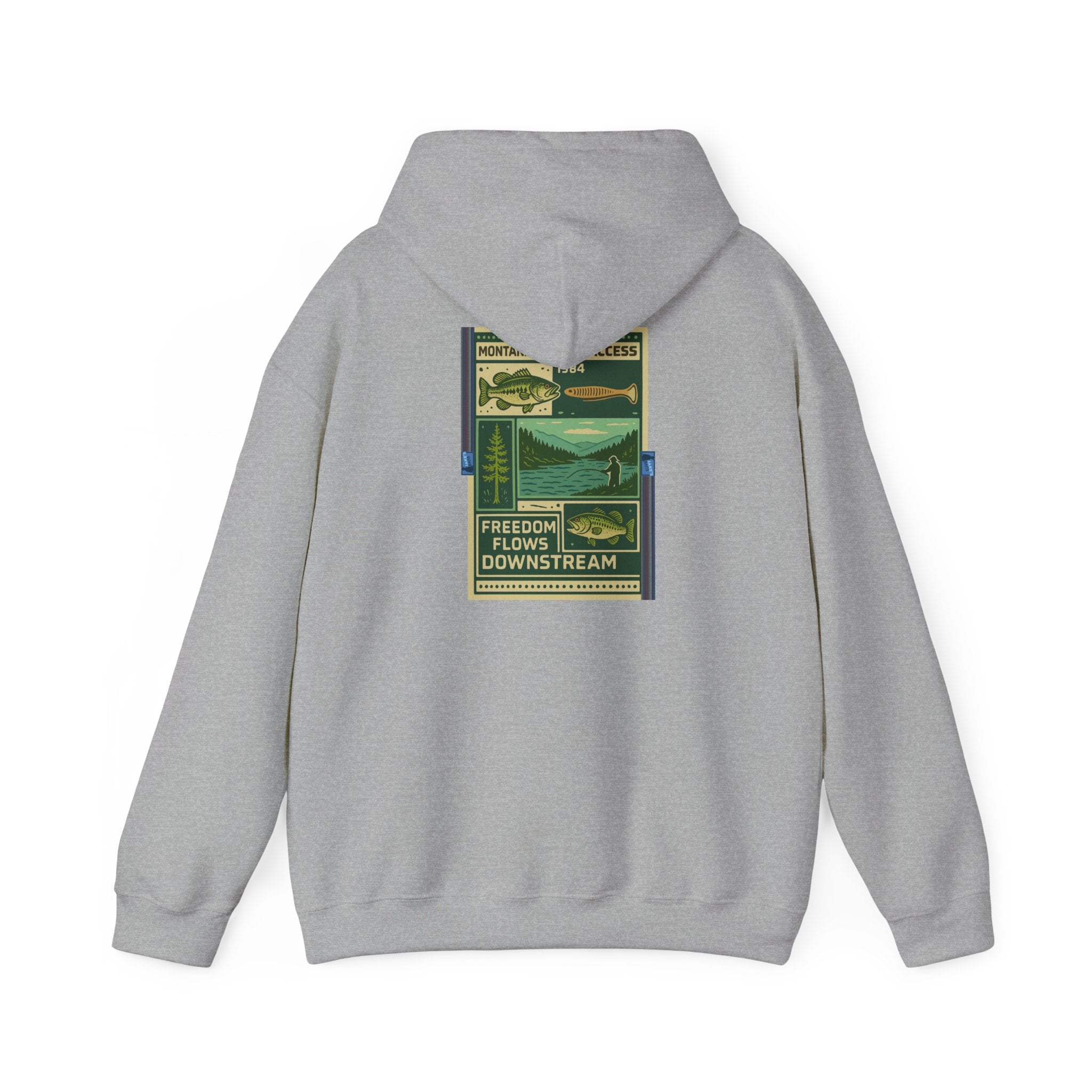 Freedom Flows Downstream Hoodie