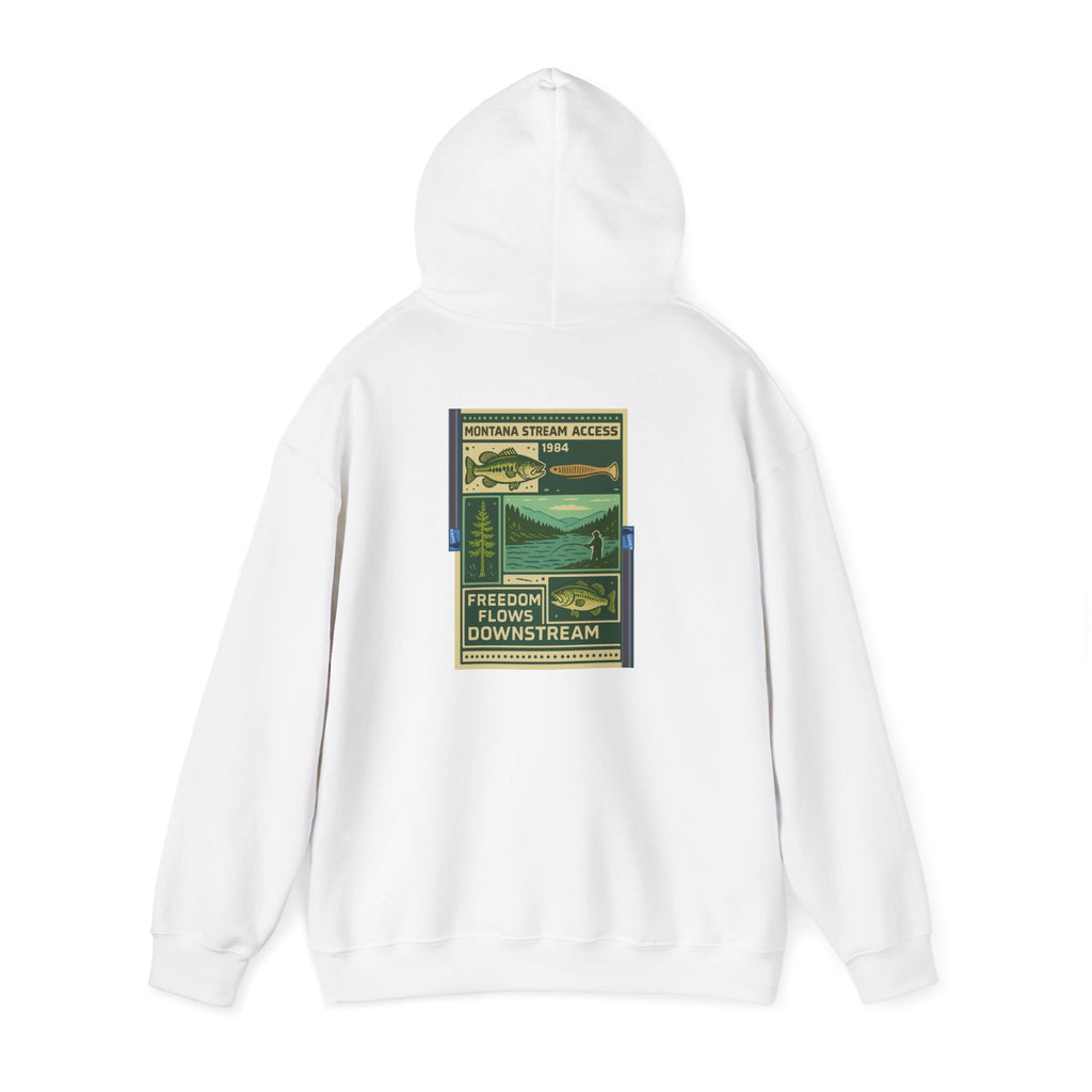 Freedom Flows Downstream Hoodie